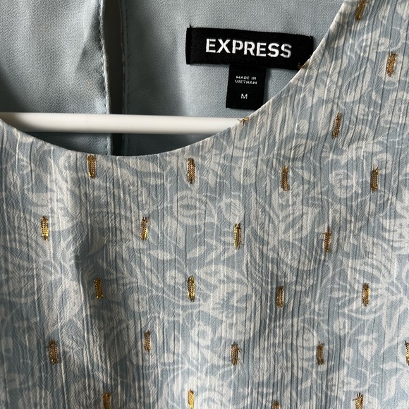 Express Light Blue Blouse - Picture 4 of 4